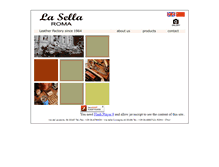 Tablet Screenshot of lasellaroma.it